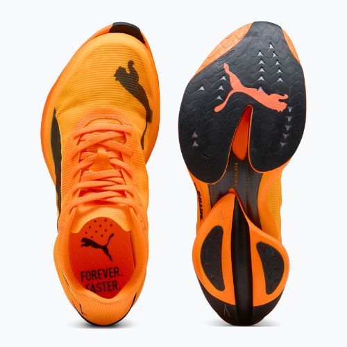 Men's PUMA Fast-R Nitro Elite 3 heat fire / sun stream running shoes