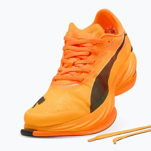 Men's PUMA Fast-R Nitro Elite 3 heat fire / sun stream running shoes