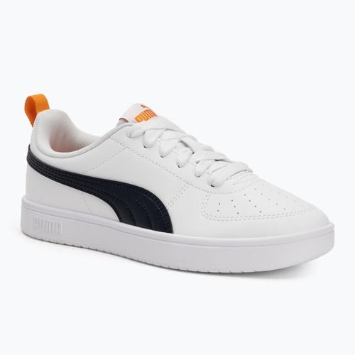PUMA Rickie Jr junior shoes puma white/new navy/dark poppy