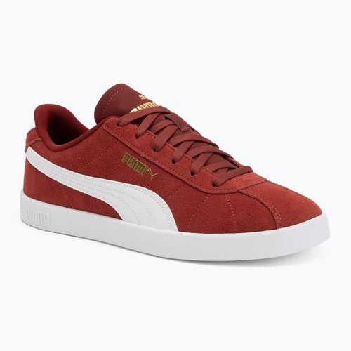 PUMA Club II intense red/puma white/puma gold shoes