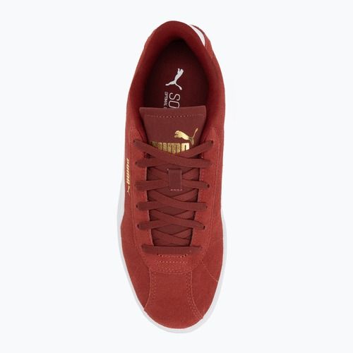 PUMA Club II intense red/puma white/puma gold shoes