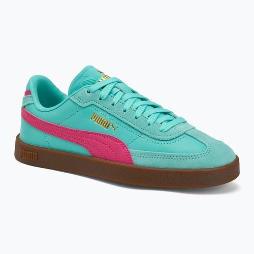 PUMA Club II Era Jr children's shoes aquatic/puma pink/puma gold