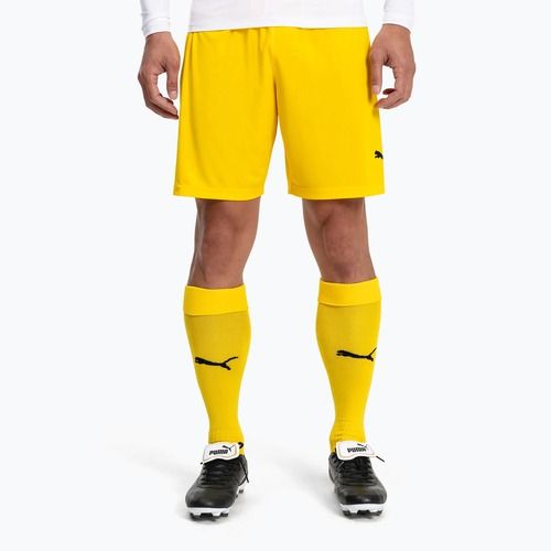 Men's football gaiters PUMA Team Liga Core cyber yellow/puma black