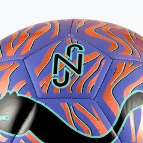 PUMA Neymar Jr. football. Graphic orange poppy/puma black size 5