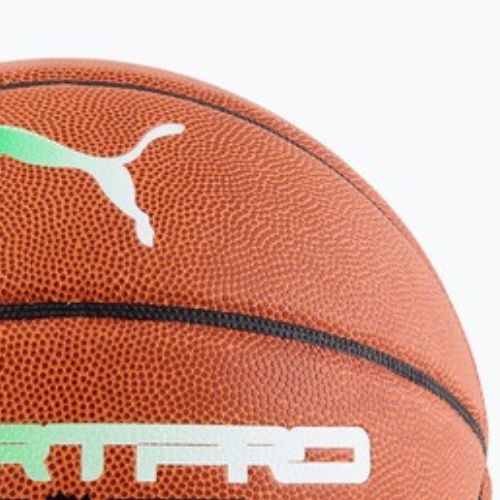 PUMA teamJAWS Court Pro Basketball leather brown/dark shadow size 7