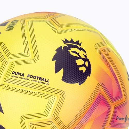 PUMA Orbita Ultimate PL Lights FIFA Quality fluo yellow/multicolor football size 5