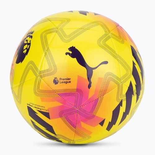 PUMA Orbita Cup PL Lights fluo yellow/multicolor size 5 football