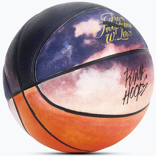 PUMA Hooptopia Sunset Basketball flame orange/puma black/multicolor size 7