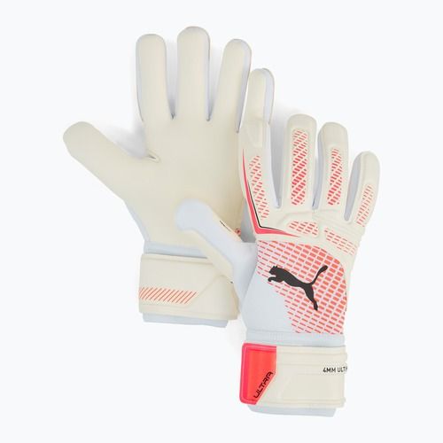PUMA Ultra Pro NC goalkeeper's gloves puma white/glowing red/puma black