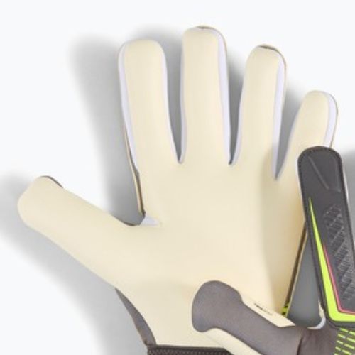 PUMA Ultra Pro NC matte aged silver/yellow alert goalkeeper's gloves