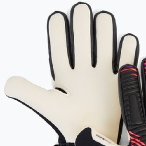 PUMA Future Pro Hybrid goalkeeper gloves puma black/glowing red/purple glimmer