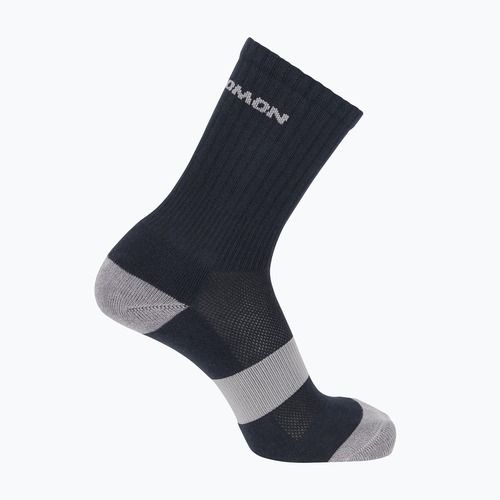 Salomon Evasion Crew 2 pairs blue nights/monument socks