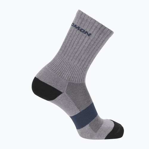 Salomon Evasion Crew 2 pairs blue nights/monument socks