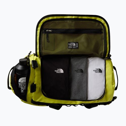 The North Face Base Camp Duffel M 71 l sulphur spring green/tnf black travel bag
