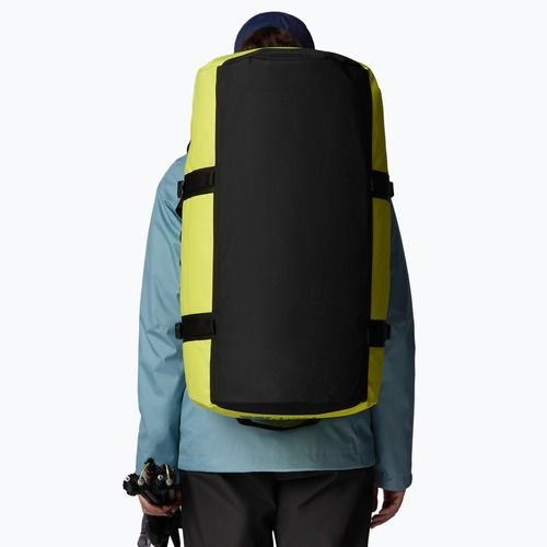The North Face Base Camp Duffel M 71 l sulphur spring green/tnf black travel bag