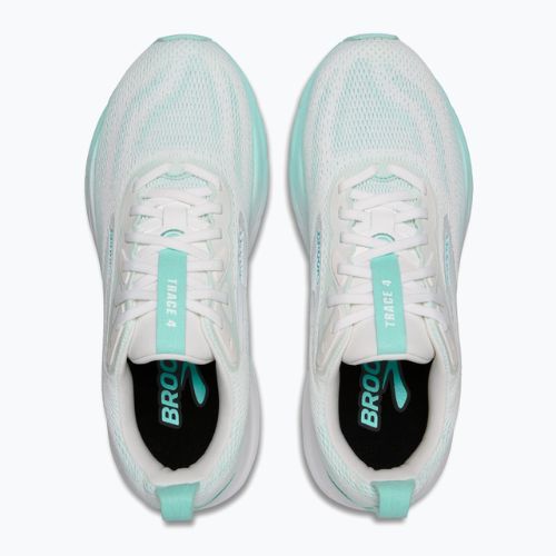 Women's running shoes Brooks Trace 4 bright white/limpet/black