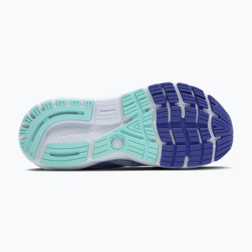 Women's running shoes Brooks Ghost 16 white/amparo blue/limpet shell