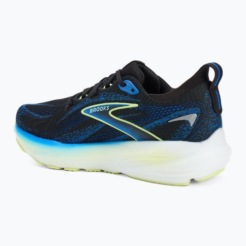 Men's running shoes Brooks Glycerin 22 black/cobalt/neo yellow