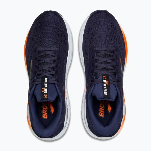 Men's running shoes Brooks Adrenaline GTS 24 peacoat/orange /white