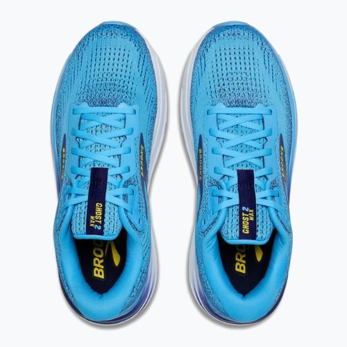Men's running shoes Brooks Ghost Max 2 bonnie blue/blue ribbon/yellow