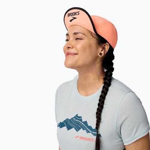 Brooks Lightweight Packable 2.0 neo ember/black baseball cap