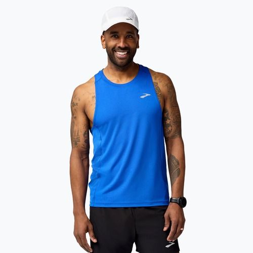 Men's running tank top Brooks Atmosphere Singlet 3.0 neo blue