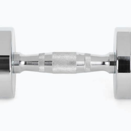 XTREXO chrome dumbbells 2x7 kg silver