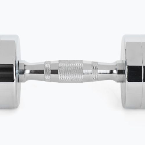 XTREXO chrome dumbbells 2x8 kg silver