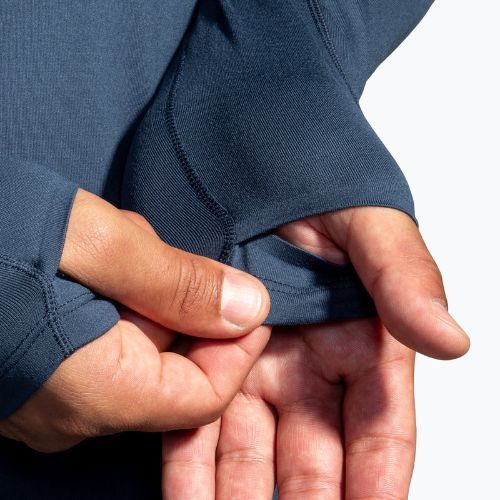 Men's running sweatshirt Brooks Dash 1/2 Zip 2.0 blue slate