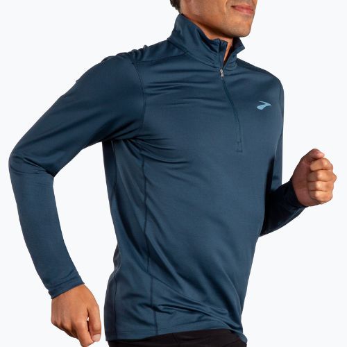 Men's running sweatshirt Brooks Dash 1/2 Zip 2.0 blue slate
