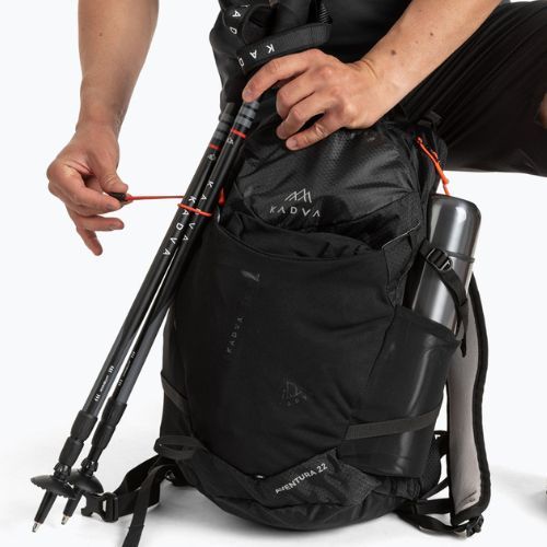 KADVA Aventura 22 l black hiking backpack
