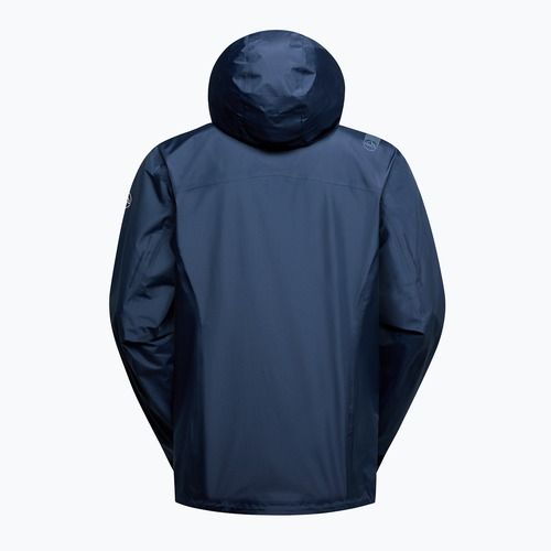 Men's waterproof jacket La Sportiva Discover Shell night sky/chalk