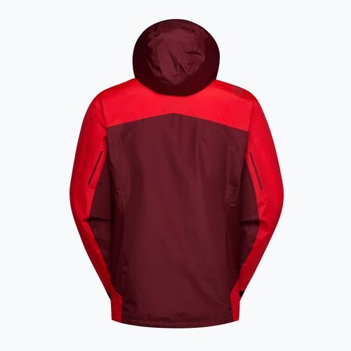 Men's waterproof jacket La Sportiva Discover Shell mountain red/redwood
