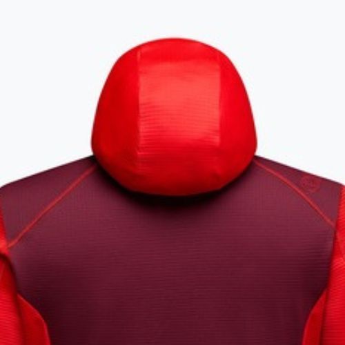 Men's La Sportiva Chill Thermal Hoody mountain red / redwood trekking sweatshirt