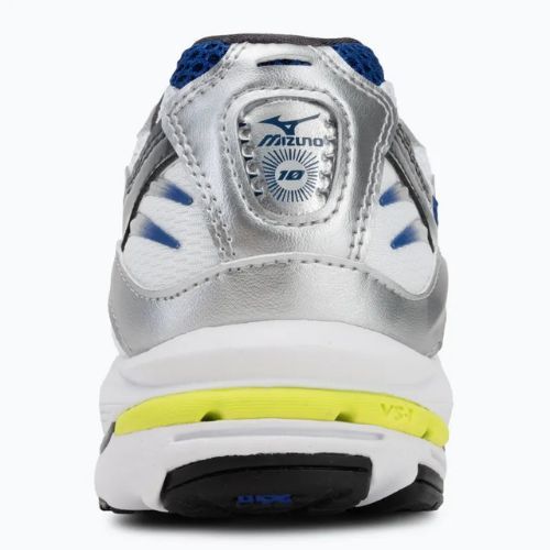 Men's shoes Mizuno Wave Rider 10 white/silver/surf the web