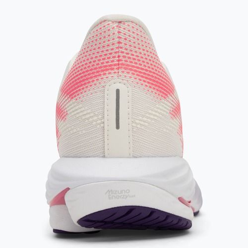 Women's running shoes Mizuno Wave Rider 28 snow white/camellia rose/vintage indigo
