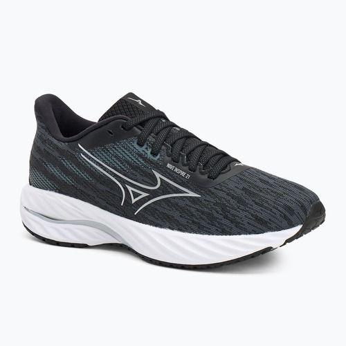 Women's running shoes Mizuno Wave Inspire 21 black/silver/metallic gray