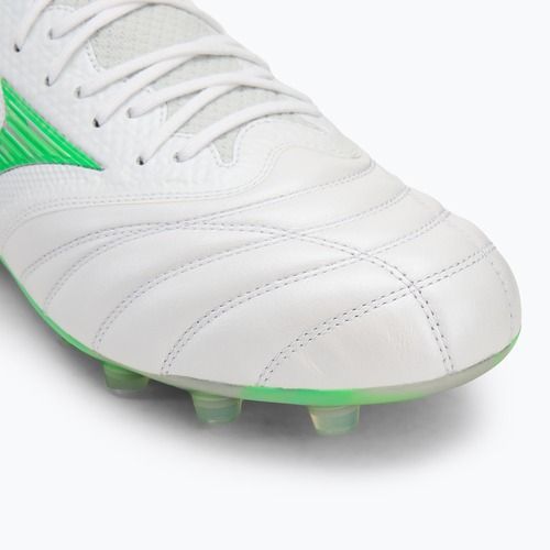 Football boots Mizuno Morelia Neo IV β Japan Fg white/neon green/cool gray 3c