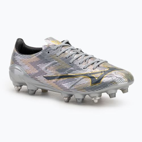 Men's football boots Mizuno α II Japan Mix galaxy silver/8605 c/gold