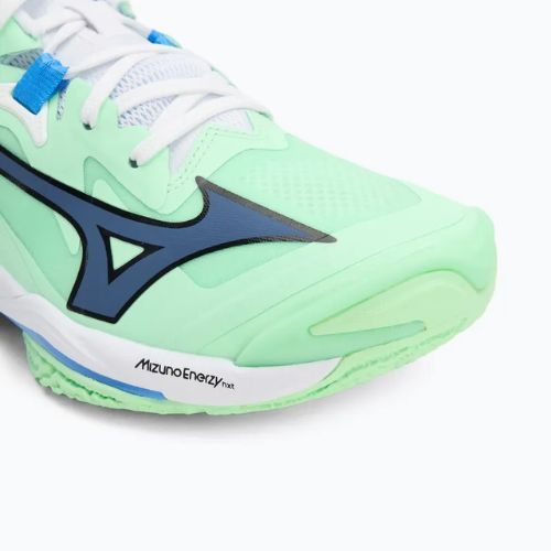 Mizuno Wave Lightning Z8 volleyball shoes neo mint/black/frontier blue