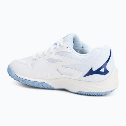 Children's volleyball shoes Mizuno Lightning Star Z7 white/bellwether blue/bel air blue