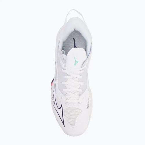 Mizuno Wave Mirage 5 white/violet indigo/camellia rose shoes