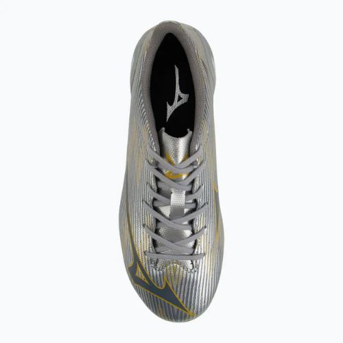 Children's football boots Mizuno α II Select Jr Md galaxy silver/8605 c/gold