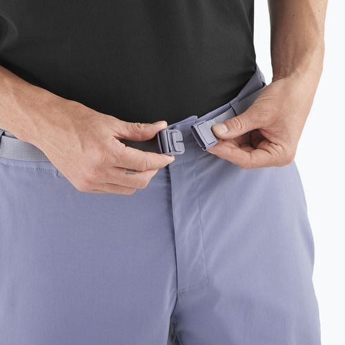 Men's Salomon Outerpath Utility blue granite / blue nights trekking shorts