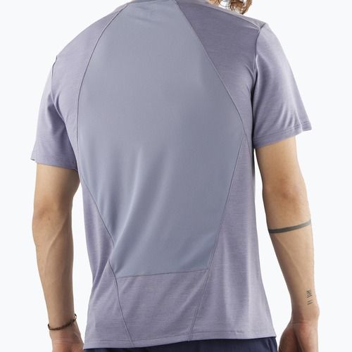 Men's T-shirt Salomon Outline Tee blue granite