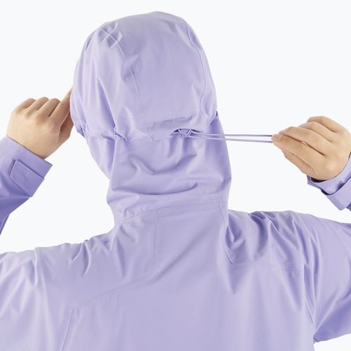 Women's wind jacket Salomon Outerpath Pro 2.5L violet tulip