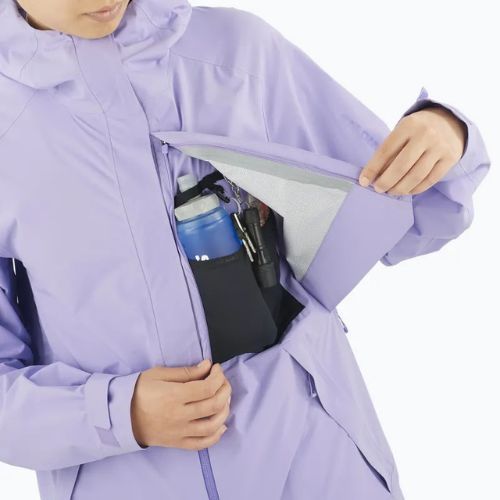 Women's wind jacket Salomon Outerpath Pro 2.5L violet tulip