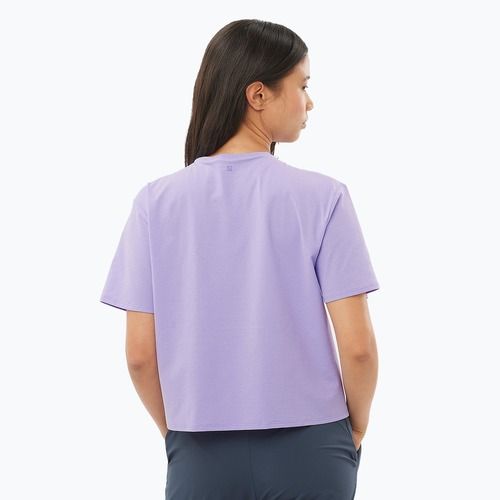 Women's Salomon Trackline T-shirt SS violet tulip