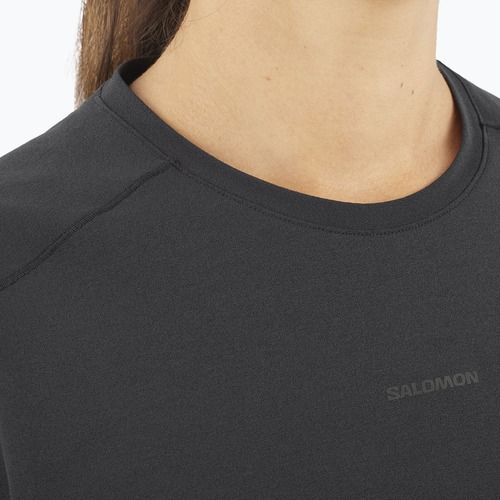 Women's Salomon Trackline Tee SS deep black