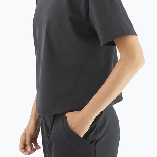 Women's Salomon Trackline Tee SS deep black